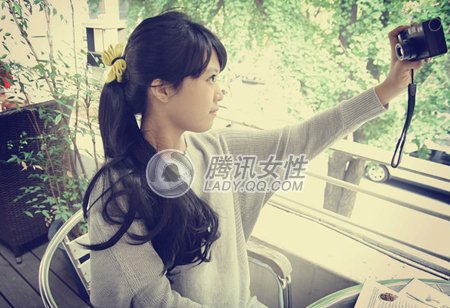 夏日长发girl清爽绝美束发