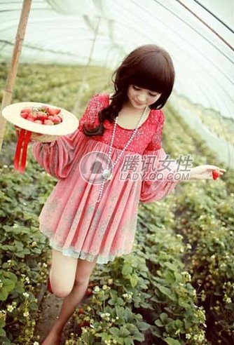 夏日长发girl清爽绝美束发