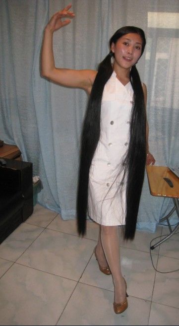 藏族长发姑娘美朗多吉-2
